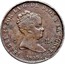 Spain 4 Maravedis (Isabel II) KM# 530.1 ISABEL 2 POR LA G-DE DIOS Y LA CONST 4 M. 1855 coin obverse