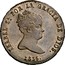 Spain 4 Maravedis (Isabel II) KM# 511.1 ISABEL 2A POR LA GRACIA DE DIOS 1836 coin obverse
