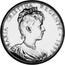 Spain 4 Pesetas Maria Cristina Regent 1894 Proof X# 10 MARIA CRISTINA REGENTE 1894 coin obverse