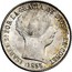 Spain 4 Reales KM# 600.3 Kingdom Decimal Coinage ISABEL 2A POR LA GRACIA DE DIOS Y LA CONST 1855 coin obverse
