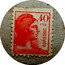 Spain 40 Centimos Arbucies 1937 40 CTS CORREOS REPUBLICA ESPAÑOLA coin obverse