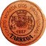 Spain 40 Centimos (Tarrega) CARTO MONEDA D'OS PROVISIONAS 1937 TARREGA coin reverse