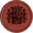 Spain 45 Centimos (Two Brown Centimos) PLUS ULTRA coin reverse