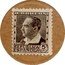 Spain 5 Centimos Blasco Ibanez - Brown 1938 CORREOS REPUBLICA ESPAÑOLA 5 CENTIMOS coin obverse
