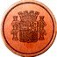 Spain 5 Centimos (Especial Movil blue) PLUS ULTRA coin reverse