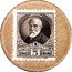 Spain 5 Centimos Pi Margall ND (1938)  PI MARGALL REPÚBLICA ESPAÑOLA CORREOS 5 CÉNTIMOS FCA.NACIONAL DE MONEDA Y TIMBRE coin obverse