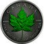 Canada 5 dollars Royal Mint (Four Seasons Summer) 2020 CANADA 9999 9999 FINE SILVER 1 OZ ARGENT PUR coin reverse