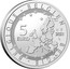 Belgium 5 Euro 75 Anniversary of Blake and Mortimer. Colored 2021 ☤ 5 EURO BELGIE BELGIQUE BELGIEN 2021 LL coin obverse