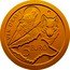 Slovakia 5 Euro Wolf predatory 2021 VLK DRAVÝ coin reverse