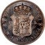 Spain 5 Pesetas CAROLUS VII 1874 X# PT4b II ISPANIARUM REX coin reverse