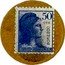 Spain 50 Centimos (Allegory) 50 CTS CORREOS REPUBLICA ESPAÑOLA coin obverse