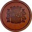 Spain 0,50 Cts Madrid 1937 PLUS ULTRA coin reverse