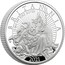 UK 50 Pence Britannia and the Lion 2021 BRITANNIA 2021 1/4 OZ 999 FINE SILVER PJL coin reverse