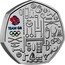 UK 50 Pence Team of GB at the Olympics 2021 2020 DK TEAM GB coin reverse