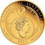 Australia 500 dollars (35th Anniversary of the Australian Kangaroo Nugget) ELIZABETH II AUSTRALIA 1OZ 9999 AU 2021 500 DOLLARS coin obverse