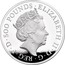 UK 500 Pounds The Queen's Beasts 2021 Proof ELIZABETH II D G REG F D 500 POUNDS J.C coin obverse