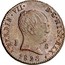Spain 8 Maravedis (Fernando VII) KM# 502.1 FERDIN VII D G HISP REX J 8 1826 coin obverse