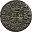 Spain 8 Maravedis (Philip IV) KM# 171.1 HISPANIARUM REX 1661 Y VIII MD coin reverse