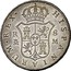 Spain 8 Reales (Carlos III) KM# 414.1 HISPANIARUM REX R 8 M M coin reverse