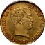 Spain 80 Rs KM# 564.3 Milled Real Coinage FERN 7° POR LA G DE DIOS Y LA CONST 1822 coin obverse