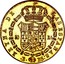 Spain 80 Rs KM# 578.3 Milled Real Coinage REYNA DE LAS ESPAÑAS B PS 80 RS coin reverse