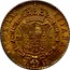 Spain 80 Rs KM# 564.3 Milled Real Coinage REY DE LAS ESPANAS M SR 80 RS coin reverse