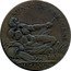 UK HalfPenny D&H Lancashire Lancaster MDCCXCI (1791) NUNQUAM ARESCERE MDCCXCI coin reverse