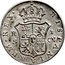 Spain R 1 (Carlos IV) KM# 429.2 HISPANIARUM REX R 1 S CN coin reverse