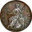 UK 1/2 Penny (George III- Pattern) KM# PnA50 BRITAN NIA 1770 coin reverse