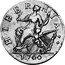 Ireland 1/2 Penny (Voce Populi) KM# TTN2 HIBERNIA 1760 coin reverse