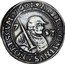 Netherlands 1/4 Florijn 1601 Lion KM# 7.1 Friesland Province Standard Coinage 1601 NISI DOMINVS NOBISCVM 7 ST coin reverse