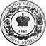 Canada One Cent Victoria- pattern 1861 KM# Pn7 ONE CENT 1861 NOVA SCOTIA coin reverse