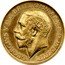UK 1 Crown (George V) GEORGIVS V D G BRITT OMN REX F D IND IMP coin obverse
