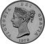UK 1 Crown (Victoria) X# 83 VICTORIA DEI GRATIA 1879 coin obverse