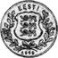 Estonia 1 Kroon X# Tn4 Standard Coinage EESTI 1990 coin obverse