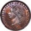 New Zealand 1 Penny Victoria. Pattern 1879 X# Pn1 VICTORIA QUEEN OF GREAT BRITAIN coin obverse