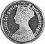 UK 1 Sovereign Victoria MDCCCXLVII Proof X# M9 VICTORIA DEI GRATIA BRITANNIAR REG F D coin obverse