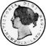 Canada 10 Cents (Victoria- pattern) KM# Pn10 VICTORIA D G REG NEWFOUNDLAND coin obverse