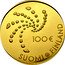 Finland 100 Euro Journalism and Free Press Supporting Finnish 2021 (ʟMᴋ) KM# 302 2021 JOIRNALISMI JOURNALISTIK V coin obverse