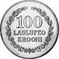 Estonia 100 Krooni (Tallinn Songfest) X# Tn10 100 LAULUPEO KROONI coin reverse