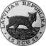 Latvia 15 ECU (Lynx) X# 11 LATVIJAS REPUBLIKA 15 ECU 15 coin reverse