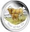 Australia 2 Dollars Year of the Ox (Coloured) 2021 P YEAR OF THE OX P 牛 coin reverse