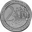 UK 2 Euro (Elizabeth II - pattern) X# Pn17 2 E TRIAL PRUEBA MUSTER ESSAI GOLDEN HIND coin reverse
