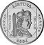 Lithuania 2 Euro (Probe) X# Pn8 LIETUVA 2004 VYTAUTAS 1392- 1430 coin obverse