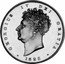 UK 2 Pounds (George IV) KM# Pn91 GEORGIUS IV DEI GRATIA 1825 coin obverse