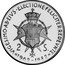 Malta 2 Scudo (Angelo de Mojano) X# 93 VICESSIMO AB EIVS ELECTIONE FELICITER REDEVNTE 1962- 1982 2 S coin reverse