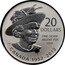 Canada 20 Dollars The Queen's Diamond Jubilee 2012 KM# 1350 20 DOLLARS FINE SILVER ARGENT PUR 9999 CANADA 1952 - 2012 coin reverse