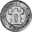 Luxembourg 20 Francs (Charlotte) X# M2 + S IUDICIS ET COMUNITATIS LUCENBORGENSIS coin reverse