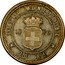 Greece 20 Lepta Pattern Coin 1876 KM# E16 ESSAI MONETAIRE 20 ΛΑ 1876 coin obverse