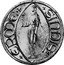 Luxembourg 40 Francs (Princess Ermesinde) X# M3 ERME SINDIS coin reverse